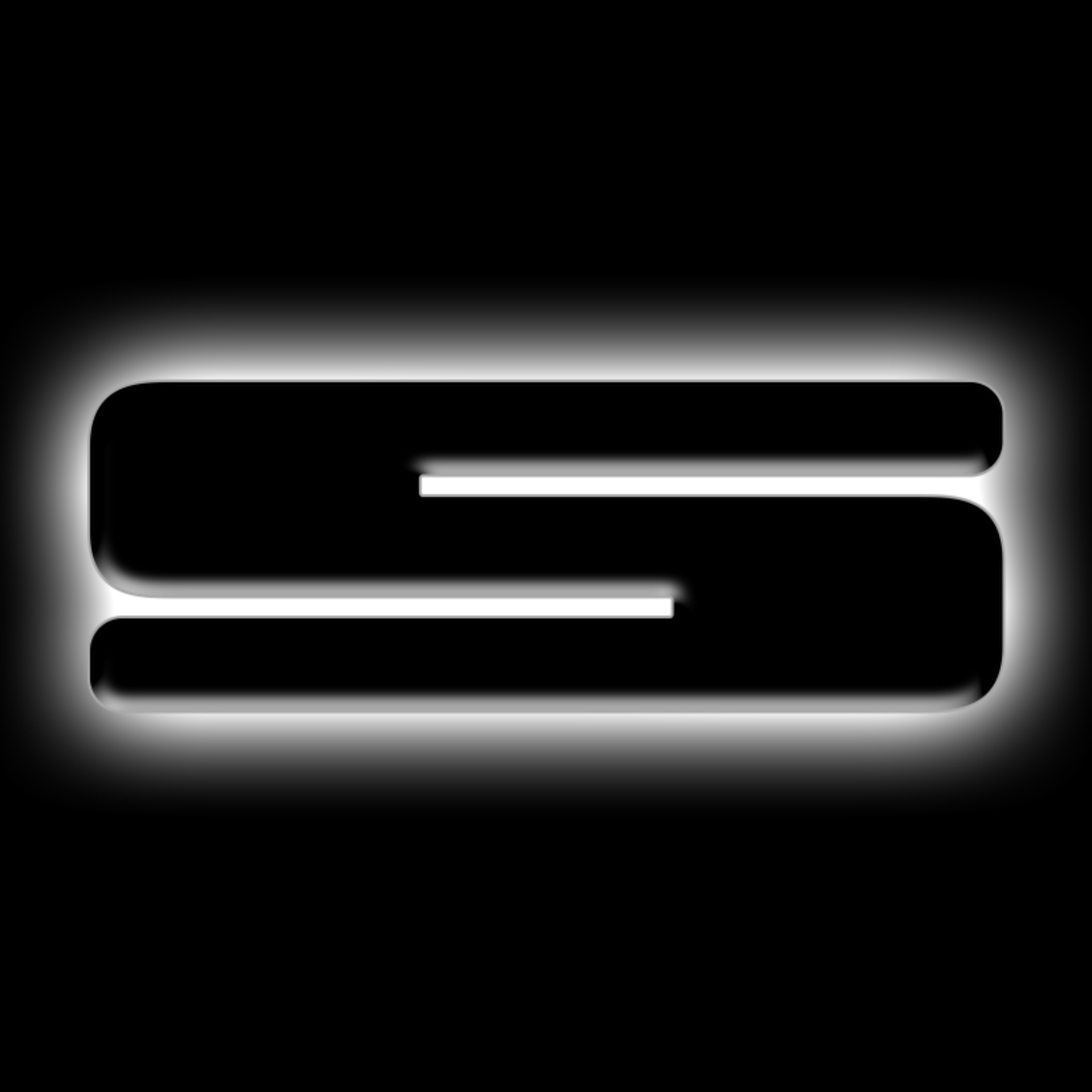 Picture of ORACLE Lighting Universal Illuminated LED Letter Badges - Matte Blk Surface Finish - S