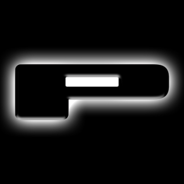 Picture of ORACLE Lighting Universal Illuminated LED Letter Badges - Matte Blk Surface Finish - P