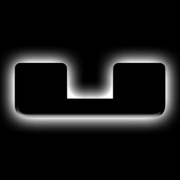 Picture of ORACLE Lighting Universal Illuminated LED Letter Badges - Matte Blk Surface Finish - U