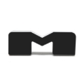 Picture of ORACLE Lighting Universal Illuminated LED Letter Badges - Matte Blk Surface Finish - M