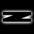 Picture of ORACLE Lighting Universal Illuminated LED Letter Badges - Matte Blk Surface Finish - Z