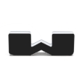 Picture of ORACLE Lighting Universal Illuminated LED Letter Badges - Matte Blk Surface Finish - W