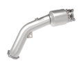 Picture of aFe 09-16 Audi A4/A5 (B8) L4-2.0L (t) Twisted Steel 3in. Downpipe - 304 Stainless w/ Cat