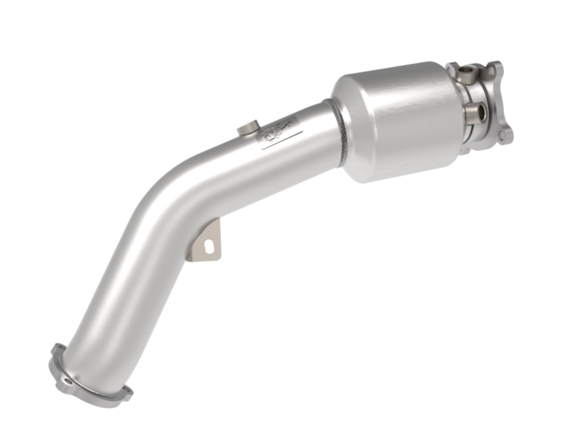 Picture of aFe 09-16 Audi A4/A5 (B8) L4-2.0L (t) Twisted Steel 3in. Downpipe - 304 Stainless w/ Cat