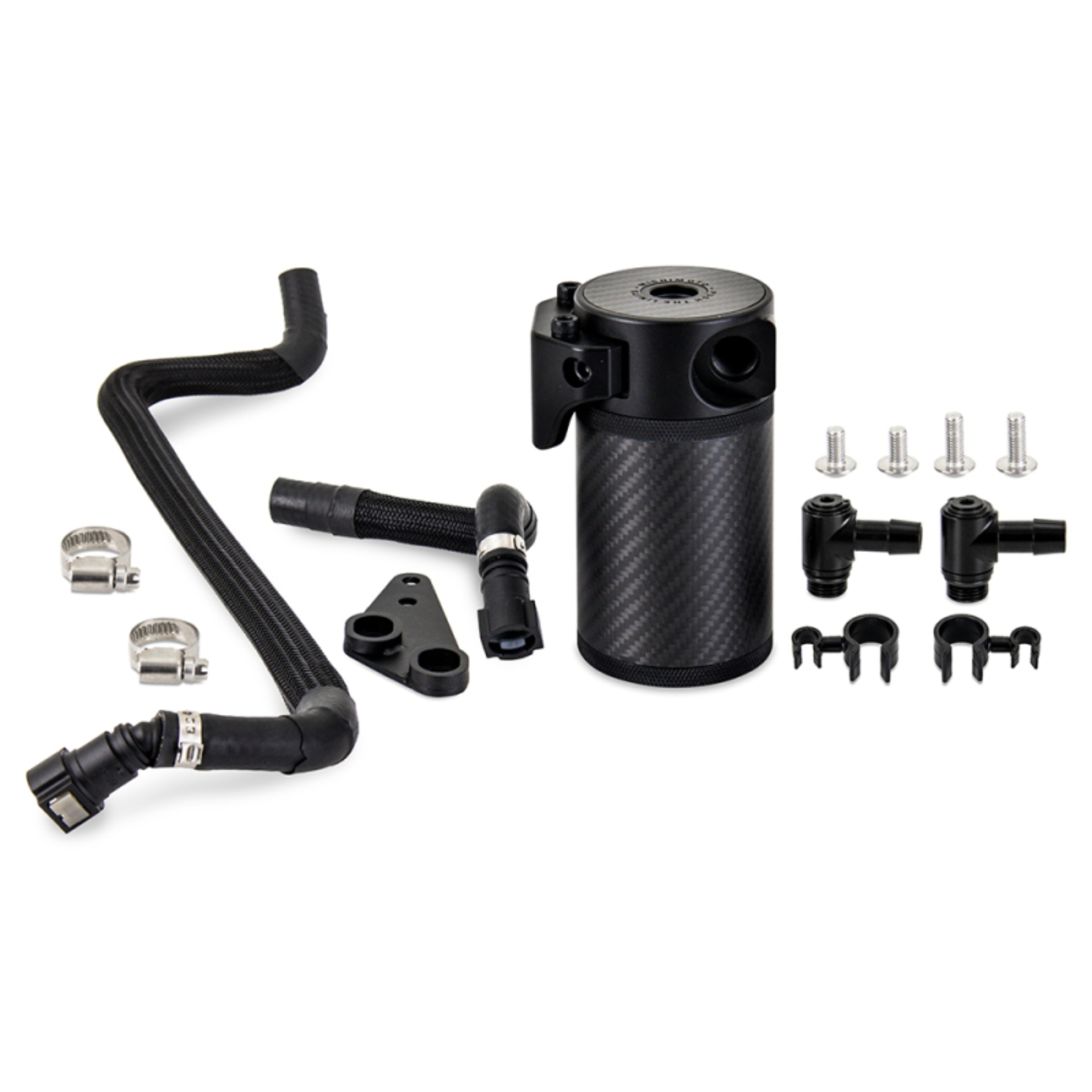 Picture of Mishimoto MM Baffled Oil Catch-Kit Oil Catch Cans - MMBCC-C8-20PCF