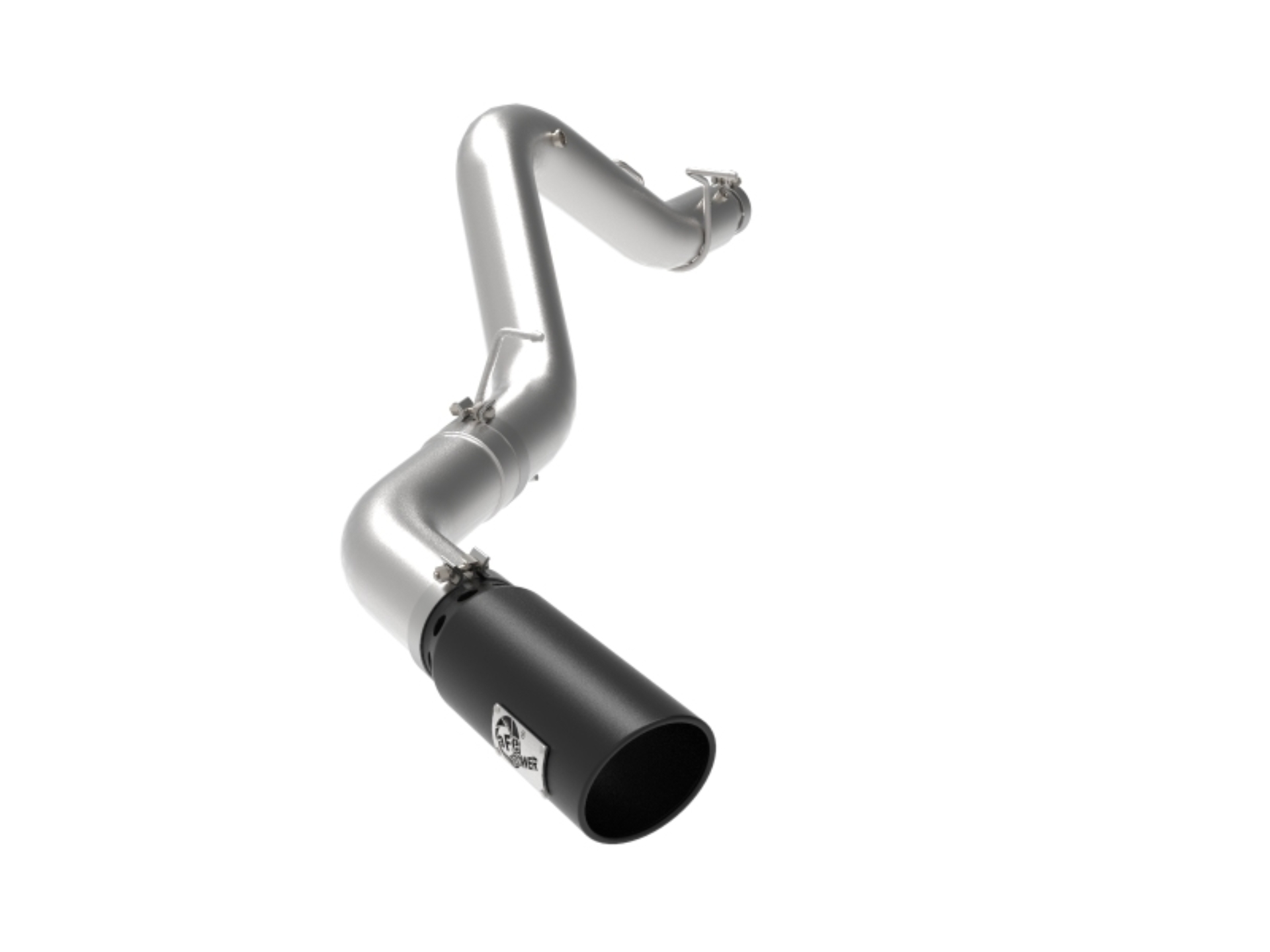 Picture of aFe Large Bore-HD 5 IN 409 SS DPF-Back Exhaust System w/Black Tip 20-21 GM Truck V8-6.6L