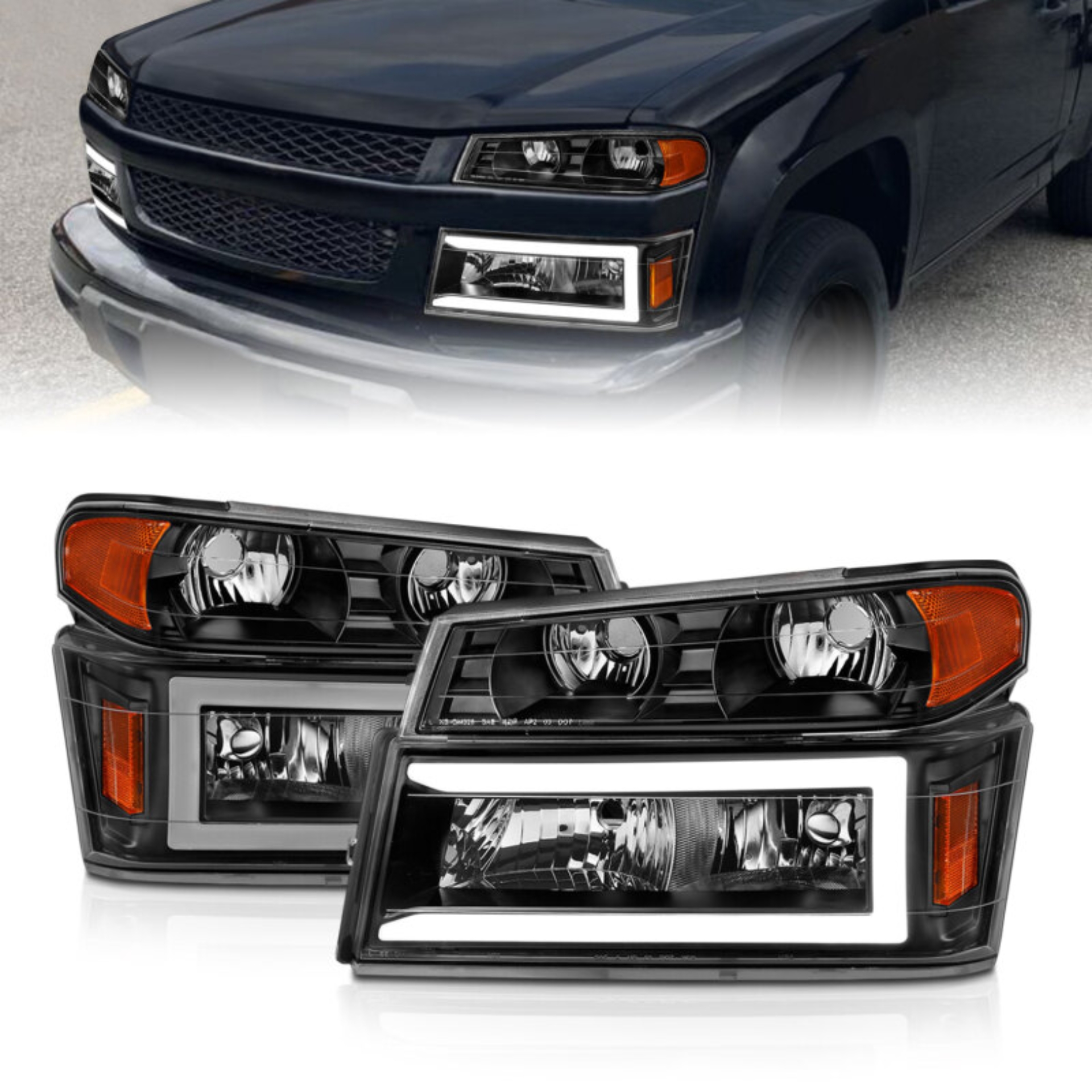 Picture of ANZO ANZ Crystal Headlights - 111558