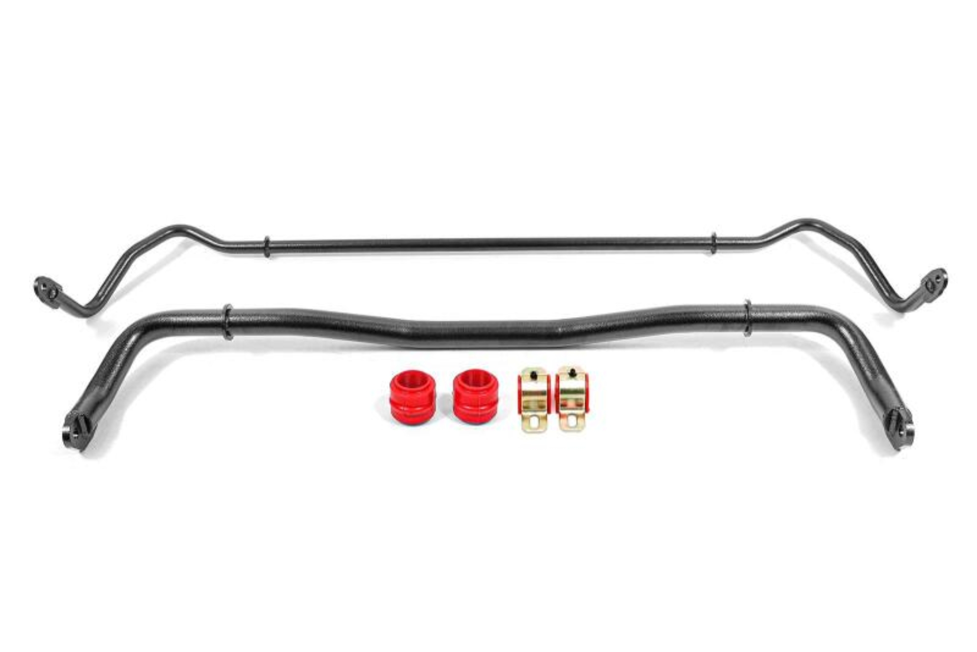 Picture of BMR 08-20 Dodge Challenger Front/Rear Sway Bar Kit w/ Bushings - Black Hammertone