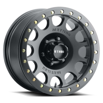 Picture of Method MR105 V3 Beadlock 17x9 -38mm Offset 8x6.5 130.81mm CB Matte Black Wheel w/ BH-H24125