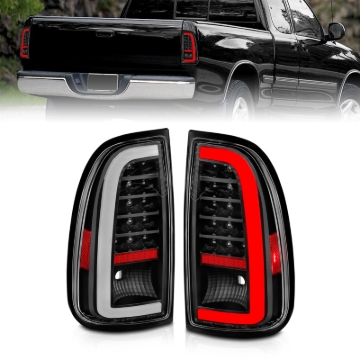 Picture of ANZO 00-06 Toyota Tundra LED Taillights w/ Light Bar Black Housing Clear Lens