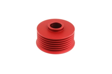 Picture of PERRIN 15-26 Subaru WRX / 15-22 Crosstrek / 14-18 FXT Lightweight Alternator Pulley - Red