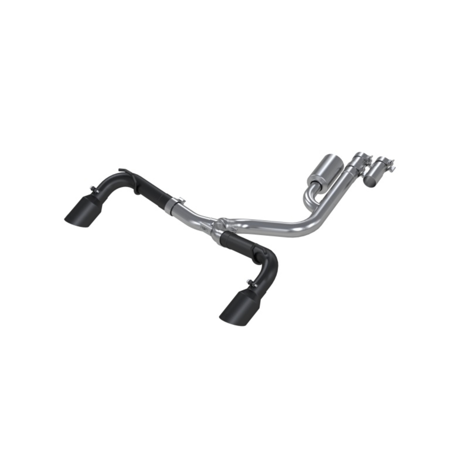 Picture of MBRP 2021+ Ford Bronco Sport (1.5L / 2.0L EcoBoost) 2.5in Res-Back Exhaust - Dual Rear - Black