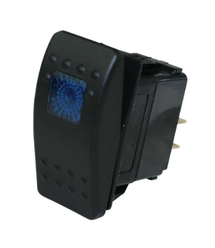 Picture of Moroso On/Off Switch Replacement Rocker (Blue LED)