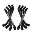 Picture of Moroso GM LS Ultra 40 Custom Fit Sleeved Ignition Wire Set 8in 135 Deg Boots - Black