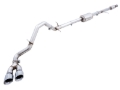 Picture of AWE Tuning 4th Gen GM 1500 5.3L 0FG Cat-Back Dual Side Exit (Flat Bumper) - Chrome Tips