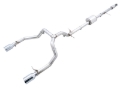 Picture of AWE Tuning 4th Gen GM 1500 5.3L 0FG Cat-Back Split Rear Exit (Flat Bumper) - Quad Chrome Tips