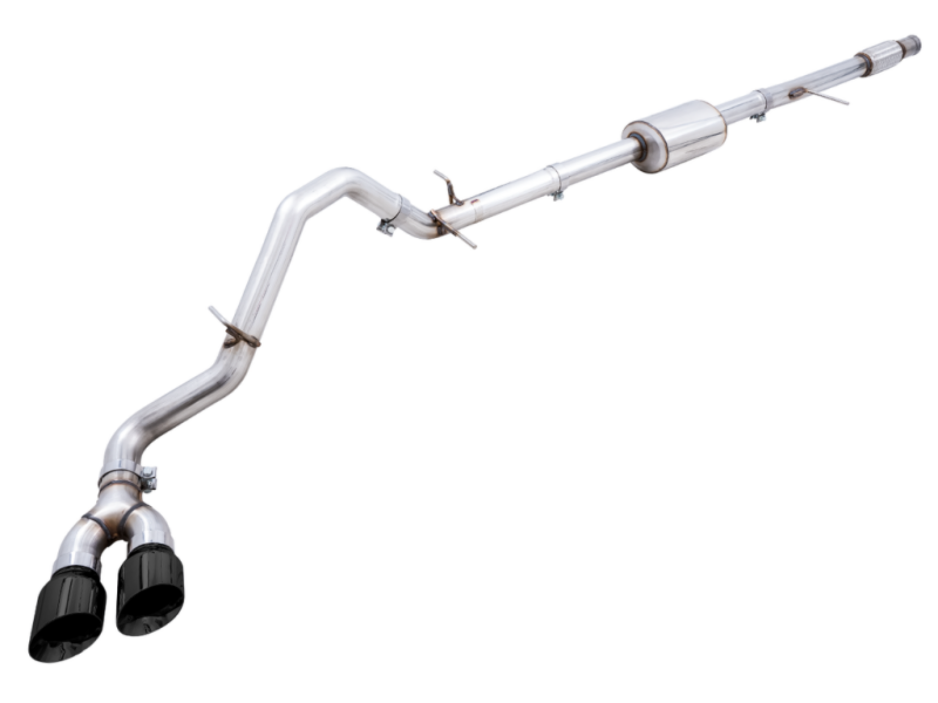 Picture of AWE Tuning 4th Gen GM 1500 5.3L 0FG Cat-Back Dual Side Exit (Flat Bumper) - Diamond Tips