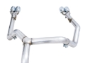 Picture of AWE Tuning 4th Gen GM 1500 5.3L 0FG Cat-Back Split Rear Exit (w/ Bumper Cutouts) - Quad Chrome Tips