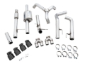 Picture of AWE Tuning 4th Gen GM 1500 5.3L 0FG Cat-Back Split Rear Exit (w/ Bumper Cutouts) - Quad Diamond Tips