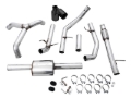 Picture of AWE Tuning 4th Gen GM 1500 5.3L 0FG Cat-Back Split Rear Exit (Flat Bumper) - Dual Diamond Tips