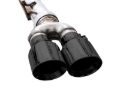 Picture of AWE Tuning 4th Gen GM 1500 6.2L 0FG Cat-Back Split Rear Exit (w/ Bumper Cutouts) - Quad Diamond Tips