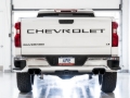 Picture of AWE Tuning 4th Gen GM 1500 5.3L 0FG Cat-Back Split Rear Exit (w/ Bumper Cutouts) - Quad Diamond Tips