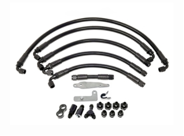Picture of Torque Solution PTFE Fuel Line Kit for for -6 Aeromotive FPR - Subaru WRX STI 08-21 / WRX 08-14