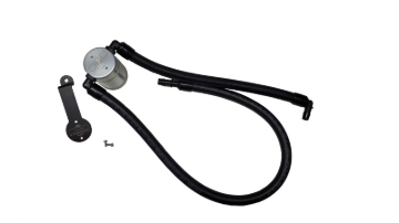 Picture of J&L 2021-2025 Jeep Wrangler 392 Oil Separator 3.0 Passenger Side - Clear Anodized