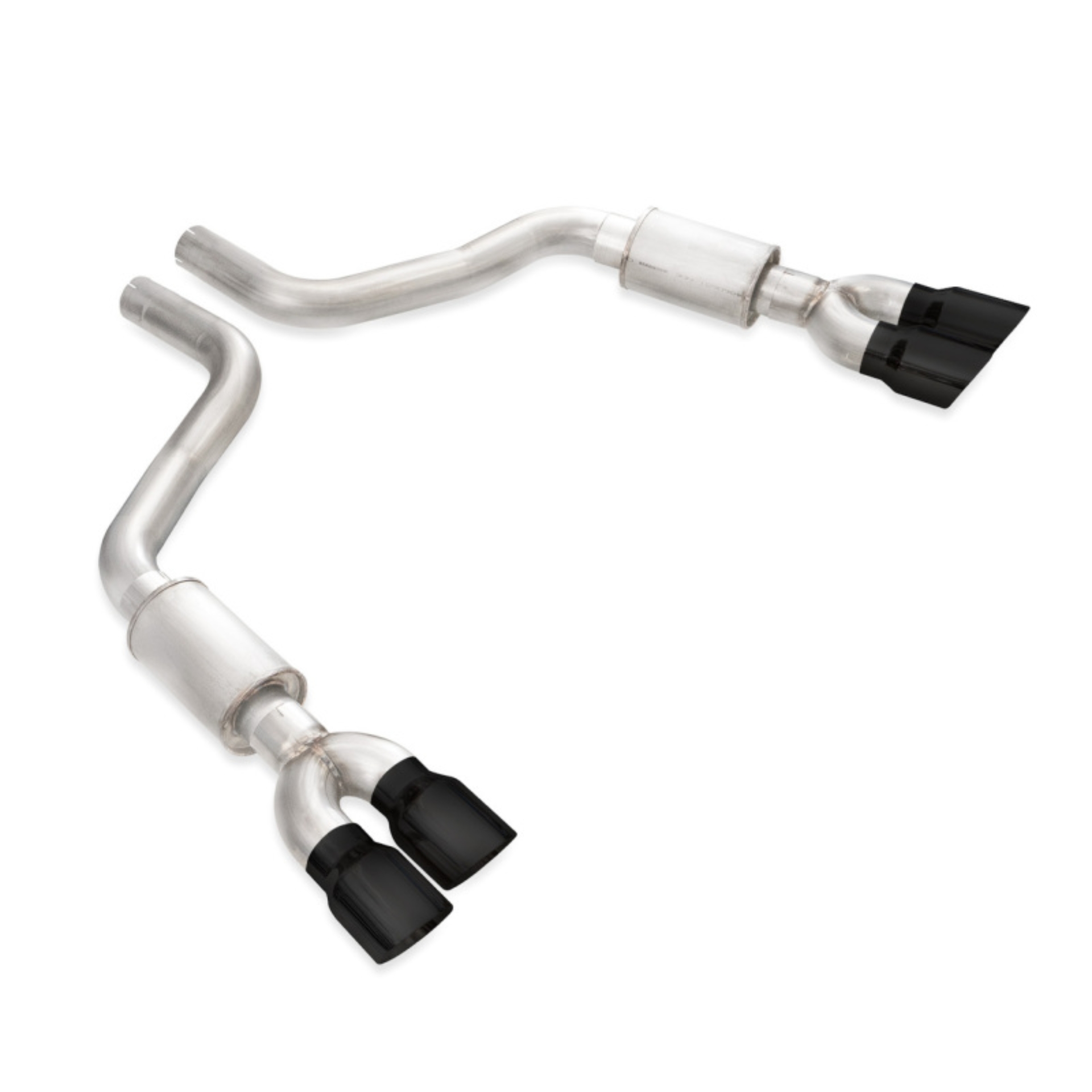 Picture of Stainless Works 15-21 Dodge Challenger 5.7/6.2/6.4L Legend Axle Back Exhaust System w/ Black-Out Tip