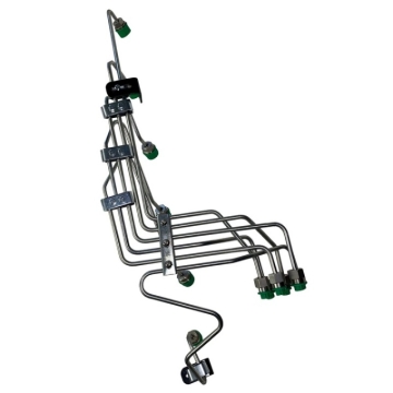 Picture of Industrial Injection VP44 Stock Fuel Line Kit w/Clamps - Mild Steel