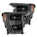 Picture of AlphaRex 21-22 Ford F150 PRO-Series Projector headlights Alpha-Black w/Activ Light/Seq Signal