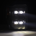 Picture of AlphaRex 08-10 Ford F250-550 NOVA-Series LED Projector Headlights Alpha-Blk w/Activ Light/Seq Signal