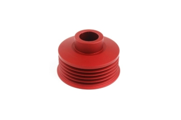 Picture of PERRIN 06-14 Subaru WRX / 07-21 STI / 06-13 Forester Lightweight Alternator Pulley - Red