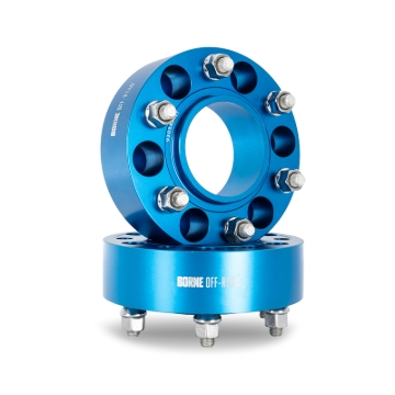 Picture of Borne Off-Road Wheel Spacers - 6x139.7 - 93.1 - 35mm - M12 - Blue
