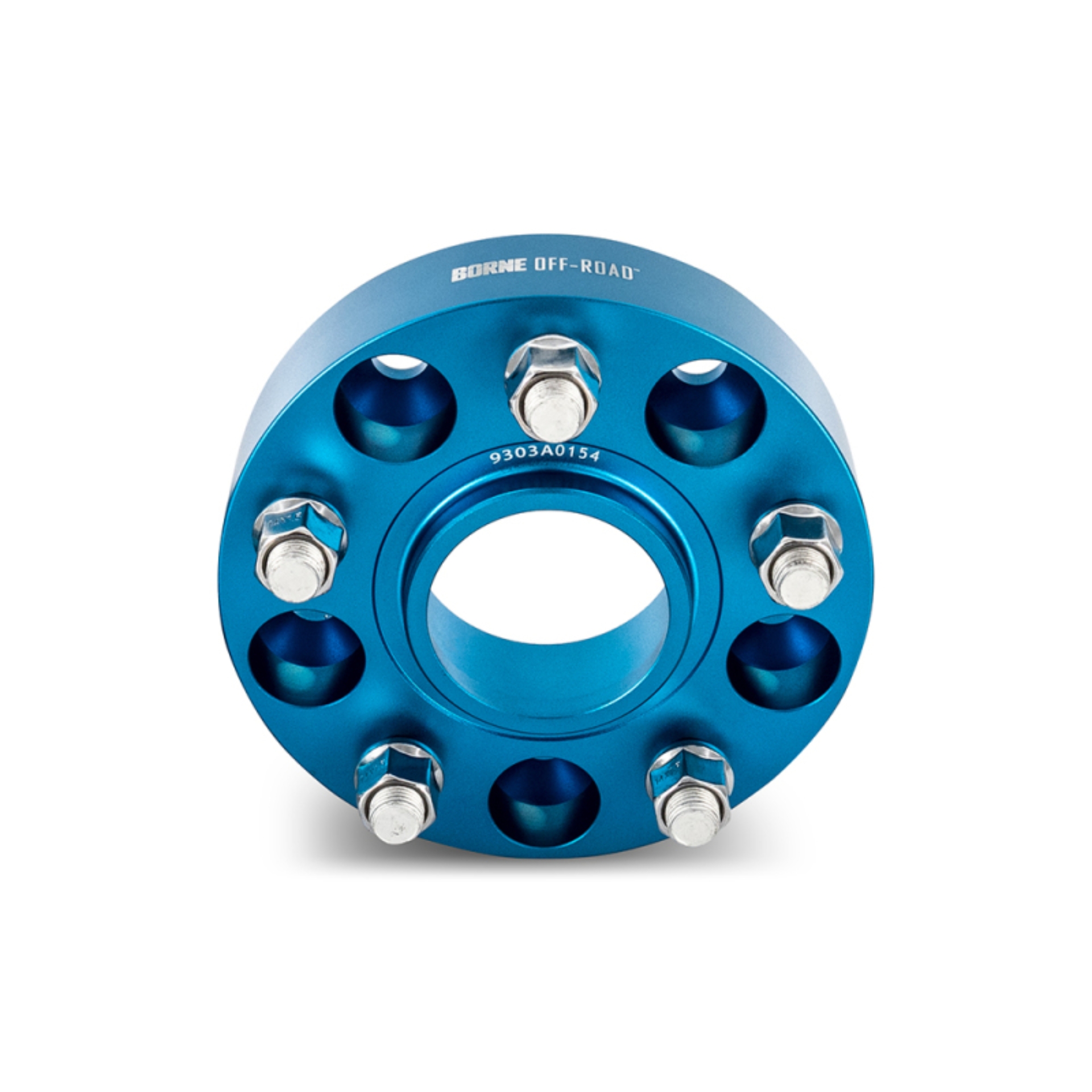 Picture of Borne Off-Road Wheel Spacers - 5x127 - 71.6 - 38.1mm - M14 - Blue