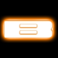 Picture of ORACLE Lighting Universal Illuminated LED Letter Badges - Matte Wht Surface Finish - B