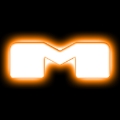 Picture of ORACLE Lighting Universal Illuminated LED Letter Badges - Matte Wht Surface Finish - M