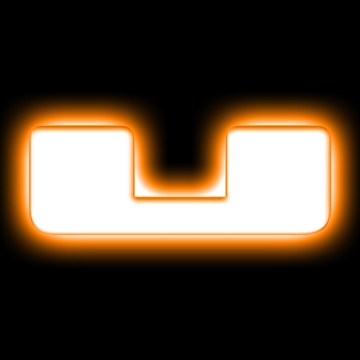 Picture of ORACLE Lighting Universal Illuminated LED Letter Badges - Matte Wht Surface Finish - U