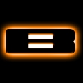 Picture of ORACLE Lighting Universal Illuminated LED Letter Badges - Matte Blk Surface Finish - B