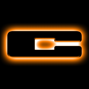 Picture of ORACLE Lighting Universal Illuminated LED Letter Badges - Matte Blk Surface Finish - C