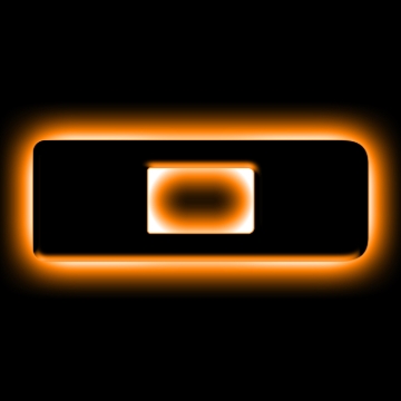 Picture of ORACLE Lighting Universal Illuminated LED Letter Badges - Matte Blk Surface Finish - D