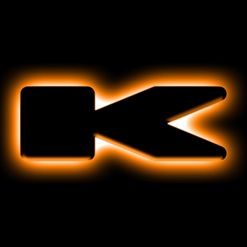 Picture of ORACLE Lighting Universal Illuminated LED Letter Badges - Matte Blk Surface Finish - K