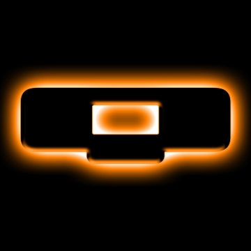 Picture of ORACLE Lighting Universal Illuminated LED Letter Badges - Matte Blk Surface Finish - Q