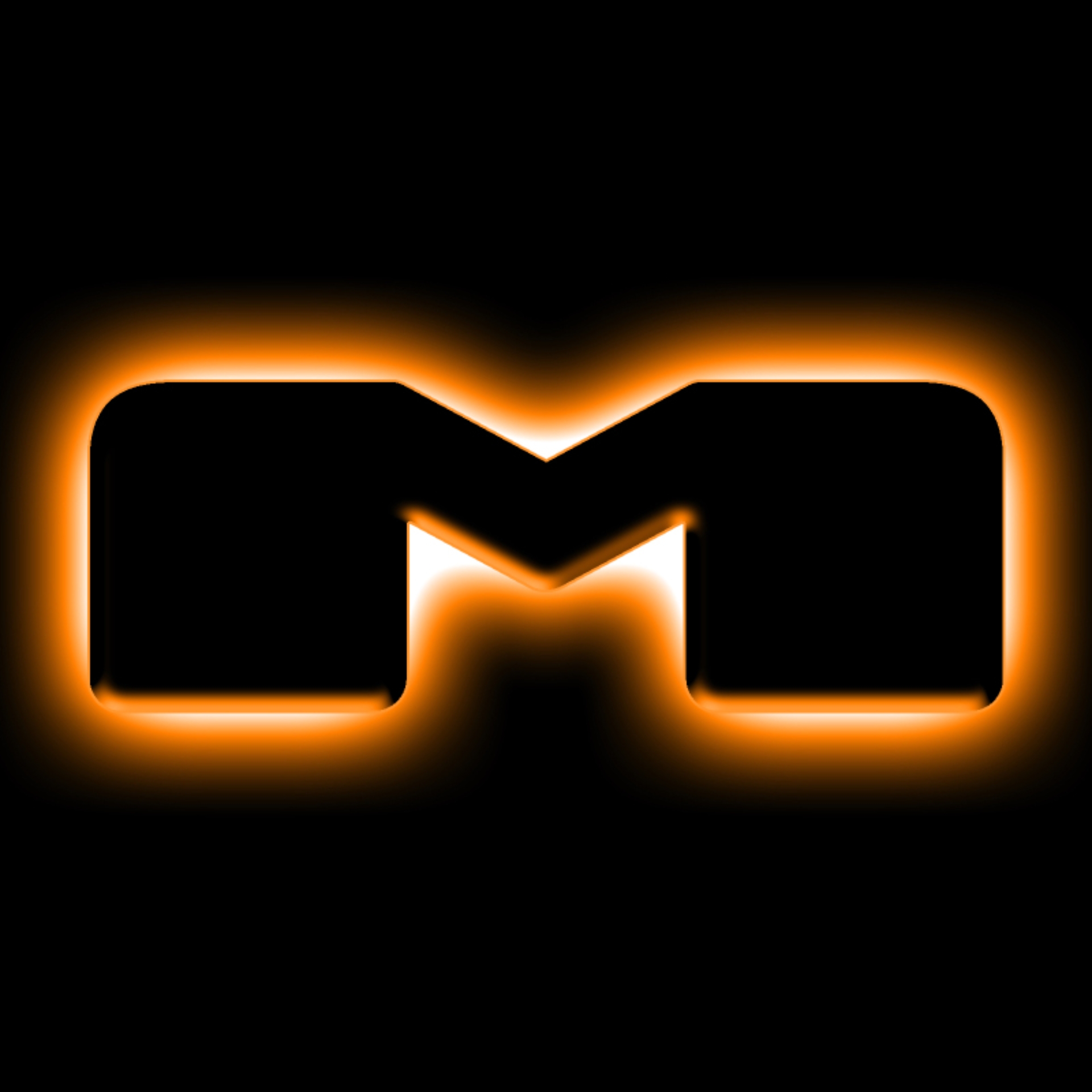 Picture of ORACLE Lighting Universal Illuminated LED Letter Badges - Matte Blk Surface Finish - M