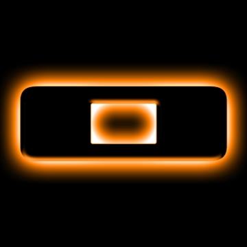 Picture of ORACLE Lighting Universal Illuminated LED Letter Badges - Matte Blk Surface Finish - O