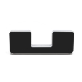 Picture of ORACLE Lighting Universal Illuminated LED Letter Badges - Matte Blk Surface Finish - U