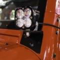 Picture of Baja Designs 07-18 Jeep Wrangler JK Squadron Pro Spot A-Pillar Kit LED Light Pods - White