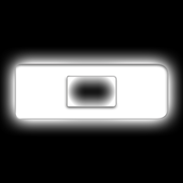 Picture of ORACLE Lighting Universal Illuminated LED Letter Badges - Matte Wht Surface Finish - D