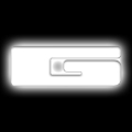 Picture of ORACLE Lighting Universal Illuminated LED Letter Badges - Matte Wht Surface Finish - G