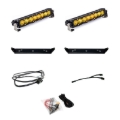 Picture of Baja Designs 2021+ Ford Raptor S8 Behind Grill Kit -10in. Amber D/C